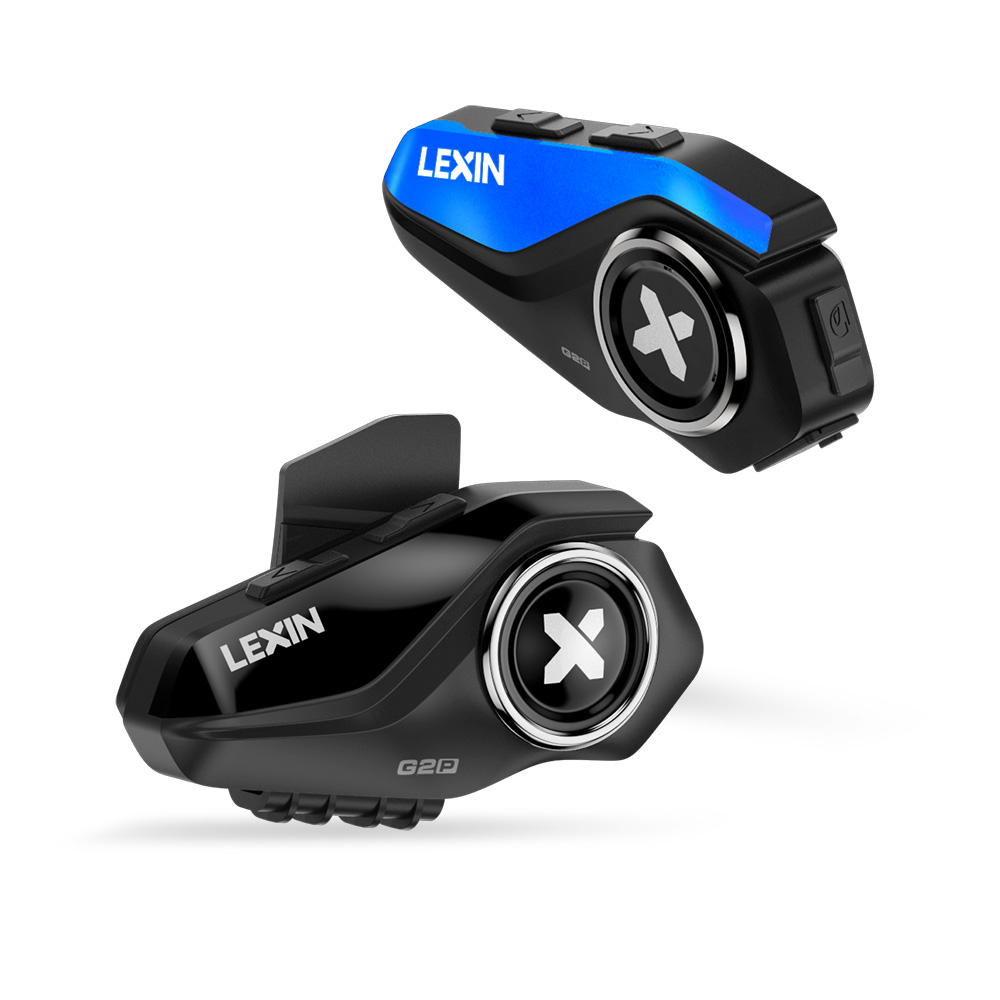 Universal Motorcycle Helmet Intercom Headset - Lexin G2 2 Chiếc Xe Máy