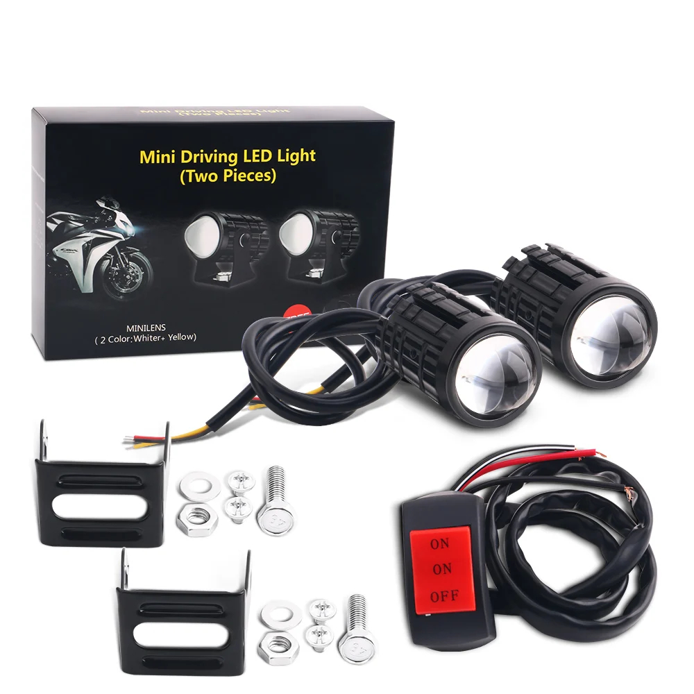 Universal Motorcycle LED Headl - đánh giá và giá Universal Motorcycle Led Headlight Projector