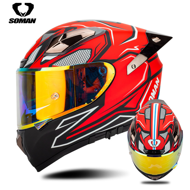 Soman Motorcycle Helmet Carbon - đánh giá và giá Carbon Fiber Lightweight Motorcycle Helmet