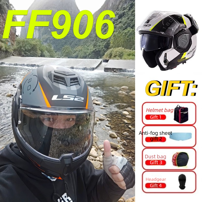 LS2 FF906 Advant Modular Flip  - đánh giá và giá Modular Flip Up Motorcycle Helmet Dot Approved