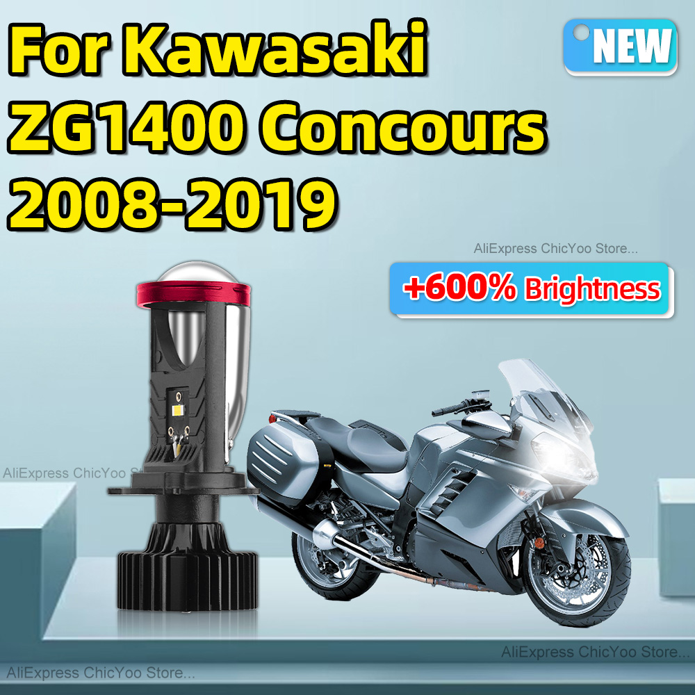 For Kawasaki ZG1400 Concours 2 - đánh giá và giá Universal Motorcycle Led Headlight Projector