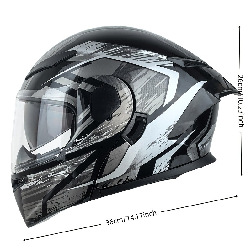 Dual Visor Modular Flip Up Mot - đánh giá và giá Modular Flip Up Motorcycle Helmet Dot Approved