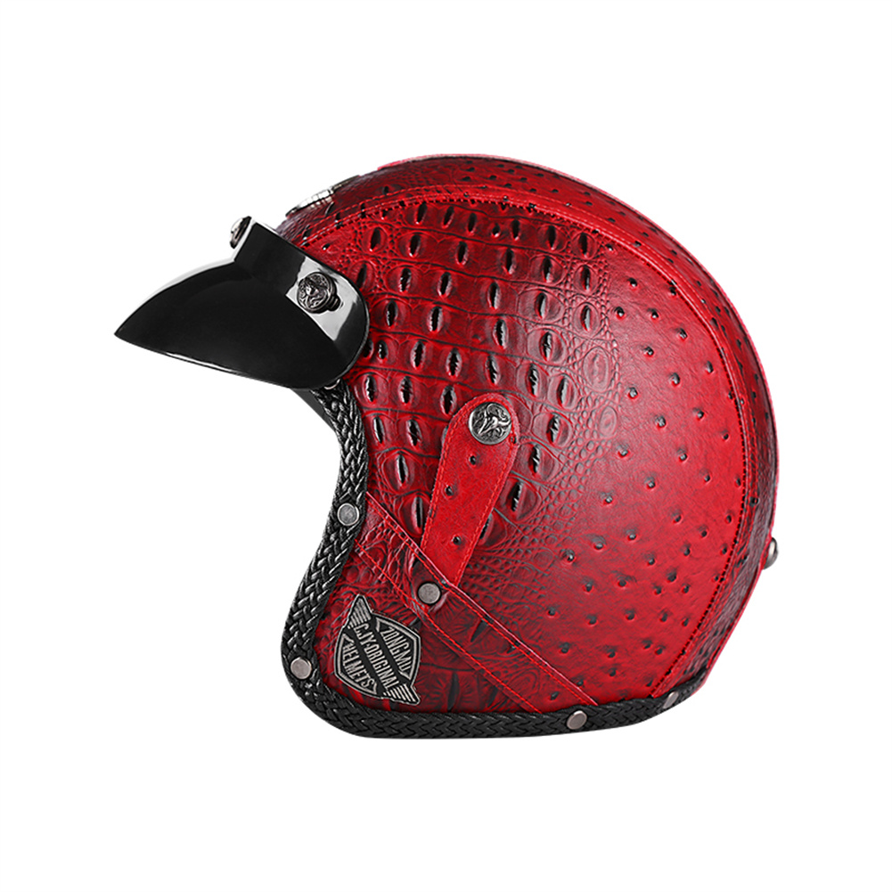 DOT 3/4 Open Face Motorcycle R - đánh giá và giá Vintage Open Face Retro Helmet