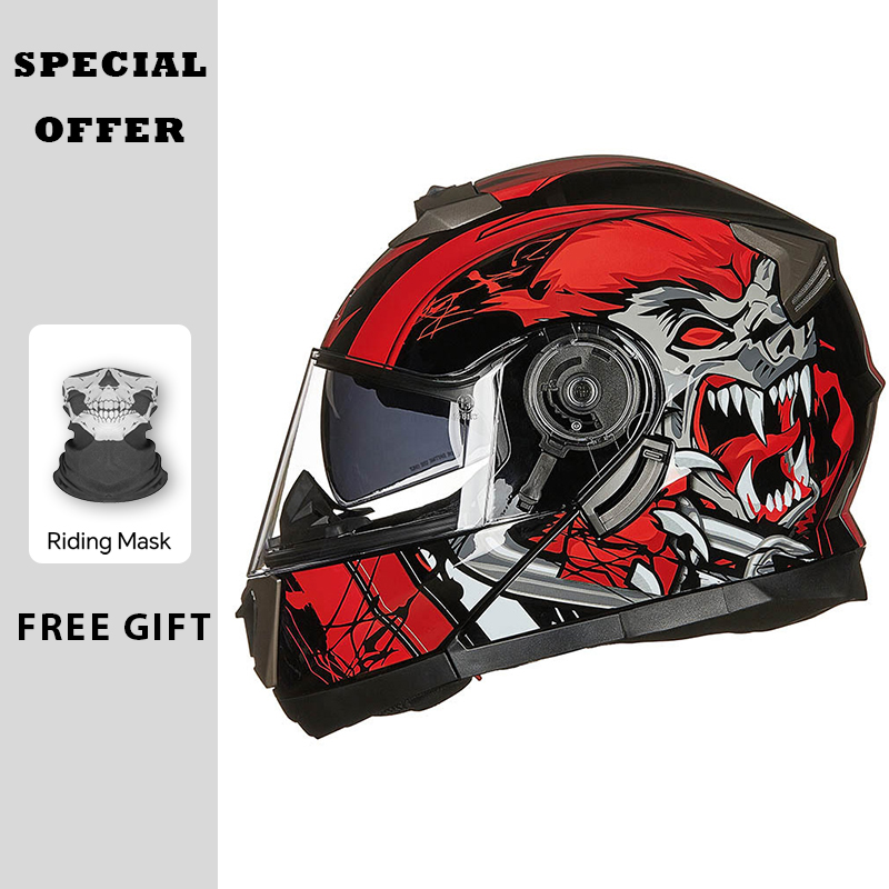 Motorcycle Helmets Modular Fli - đánh giá và giá Modular Flip Up Motorcycle Helmet Dot Approved
