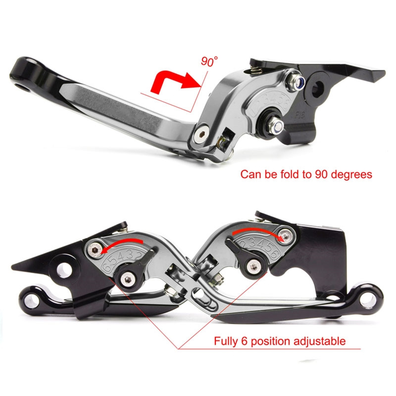 For 765 Street Triple R/S (NOT - đánh giá và giá Cnc Aluminum Adjustable Brake Clutch Levers