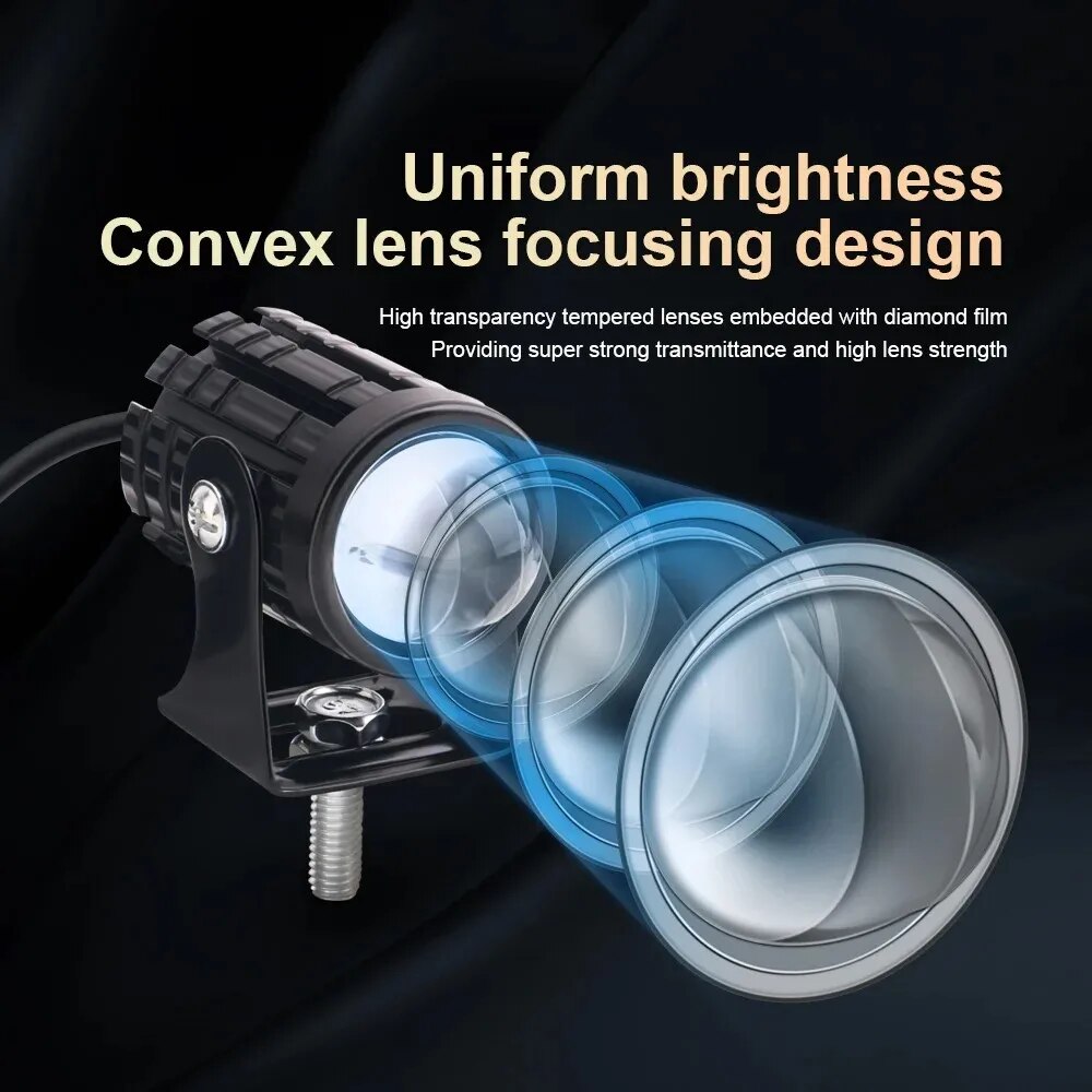 Universal Motorcycle LED Headl - đánh giá và giá Universal Motorcycle Led Headlight Projector