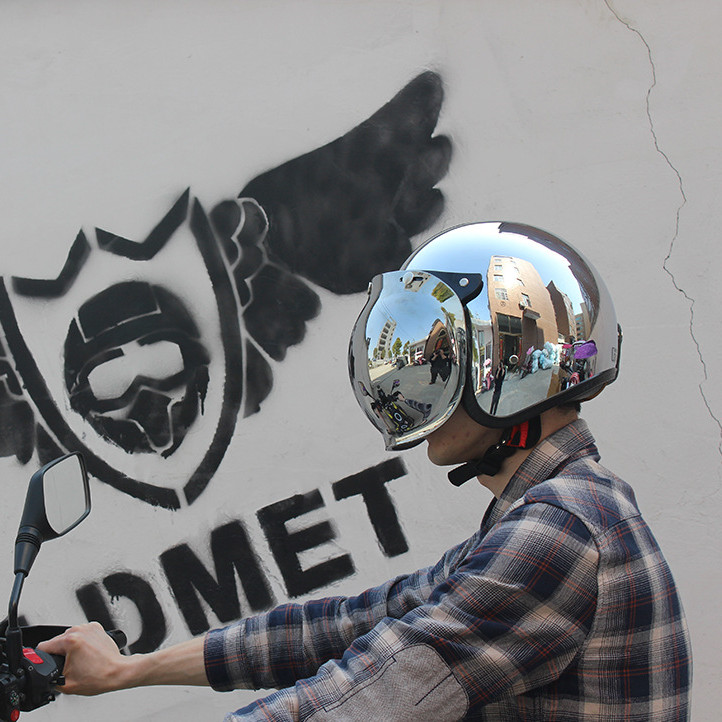 Mở Mặt Xe Máy Vintage Kask Cap - đánh giá và giá Vintage Open Face Retro Helmet