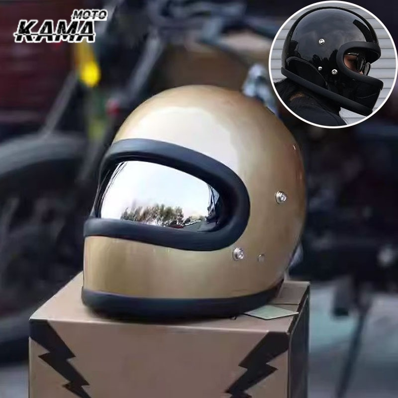 HOT DOT Certiication Retro Mot - đánh giá và giá Vintage Open Face Retro Helmet