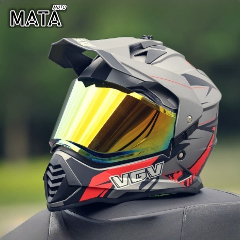 VGV Motocross ECE DOT Certific - đánh giá và giá Full Face Motorcycle Helmet With Bluetooth