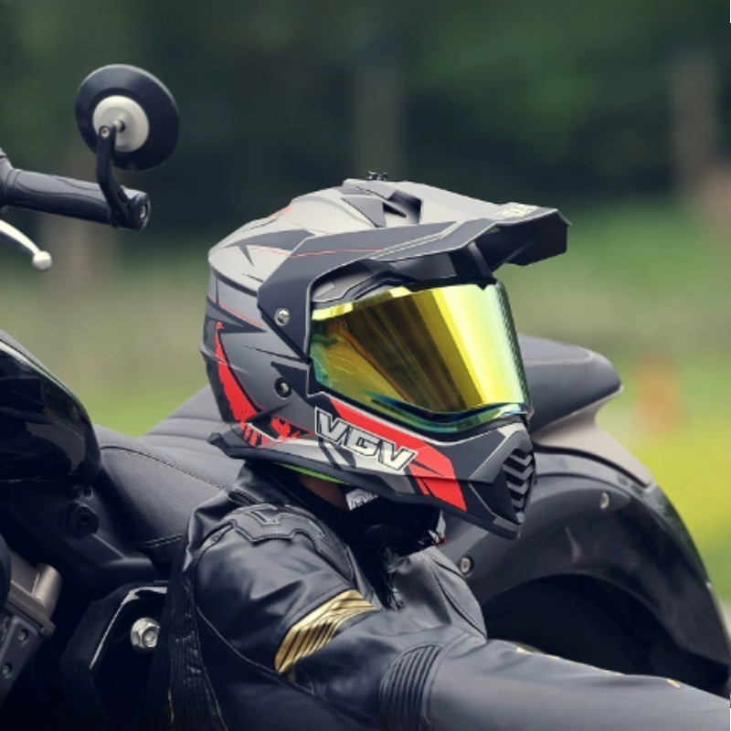 VGV Motocross ECE DOT Certific - đánh giá và giá Full Face Motorcycle Helmet With Bluetooth