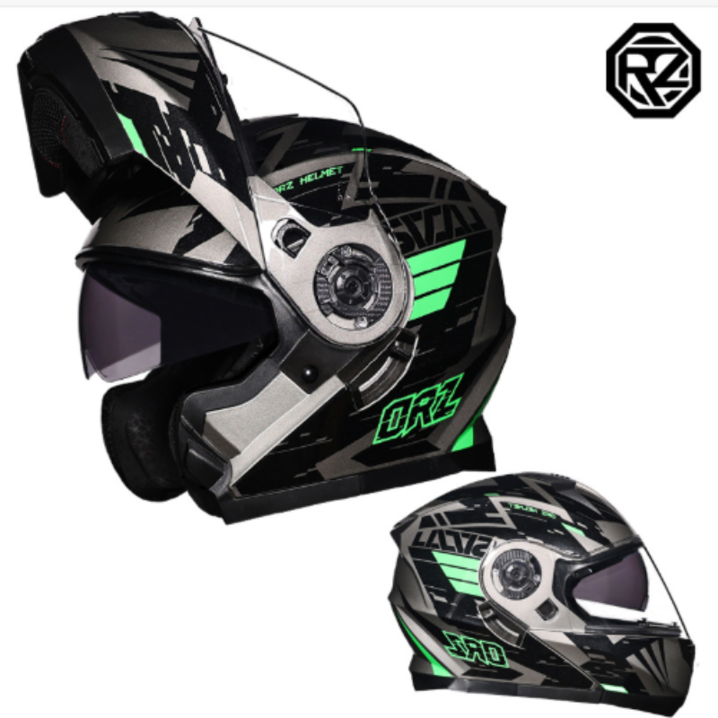 Orz Full Face Dual Visor Motor - đánh giá và giá Modular Flip Up Motorcycle Helmet Dot Approved