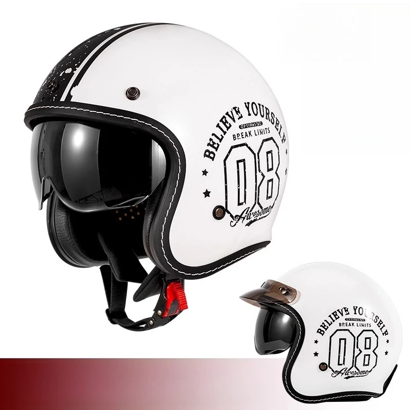 HOT Open Face Motorcycle Helme - đánh giá và giá Vintage Open Face Retro Helmet