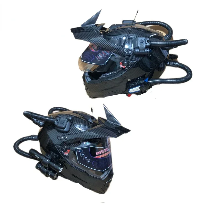 Retro Helmet Motorcycle Off-ro - đánh giá và giá Full Face Motorcycle Helmet With Bluetooth